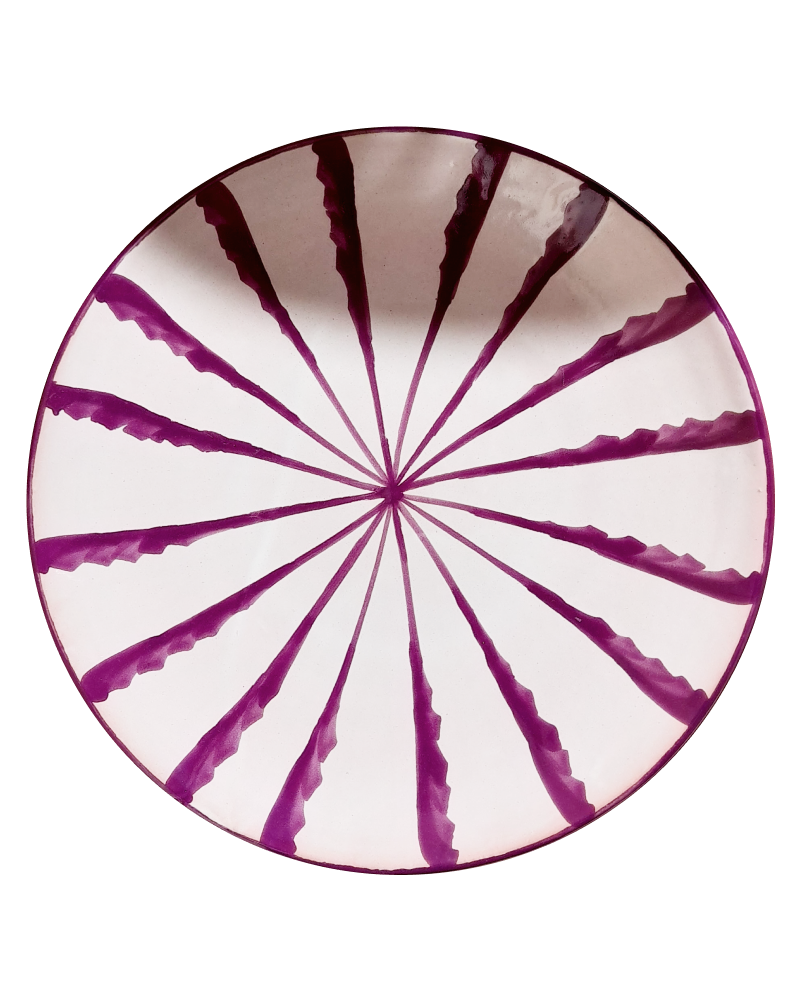 Palmilla Fajalauza Plate in Purple