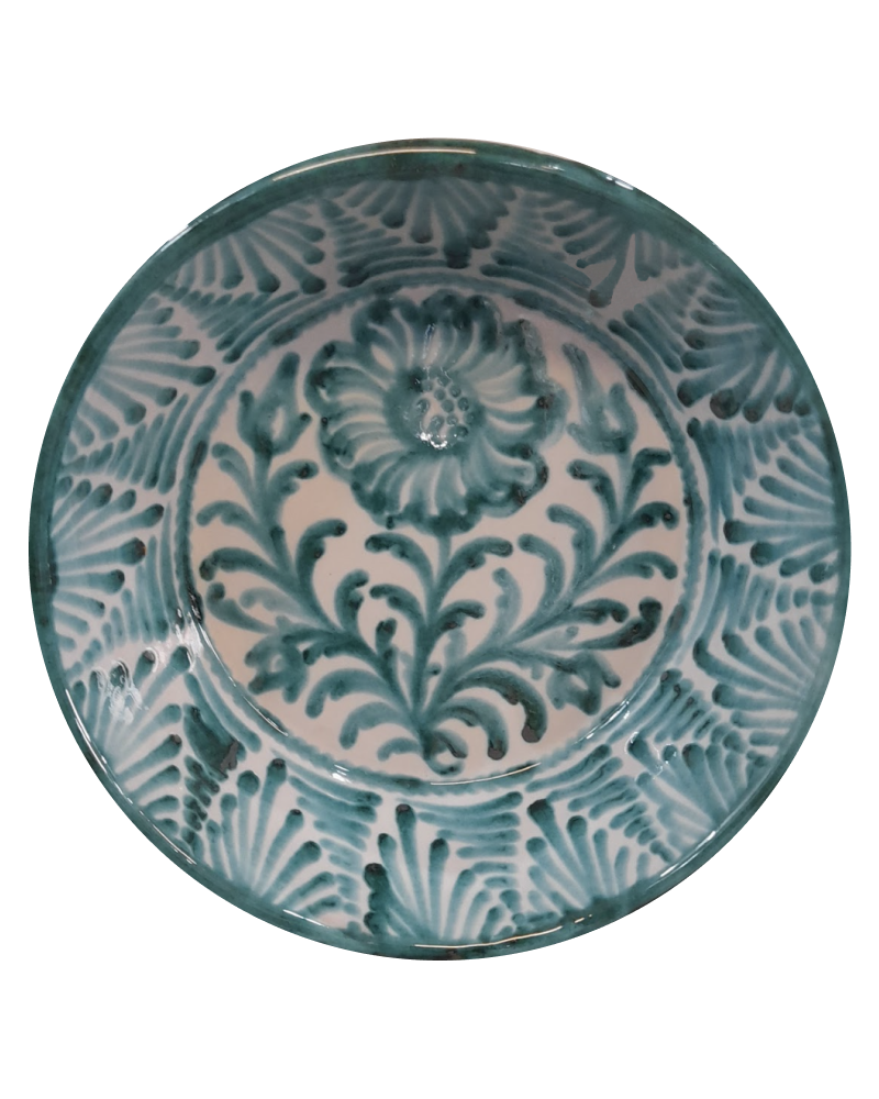 Gavilla Fajalauza Lebrillo Serving Bowl in Green