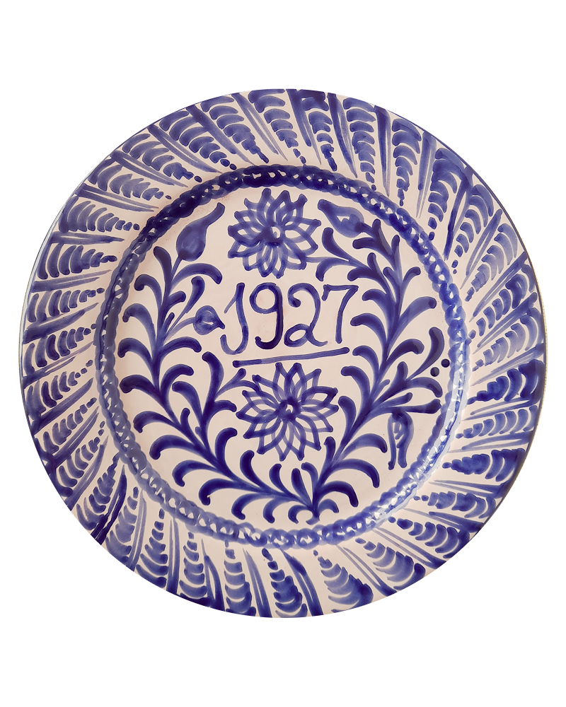 1927 La Dama Fajalauza Dinner Plate