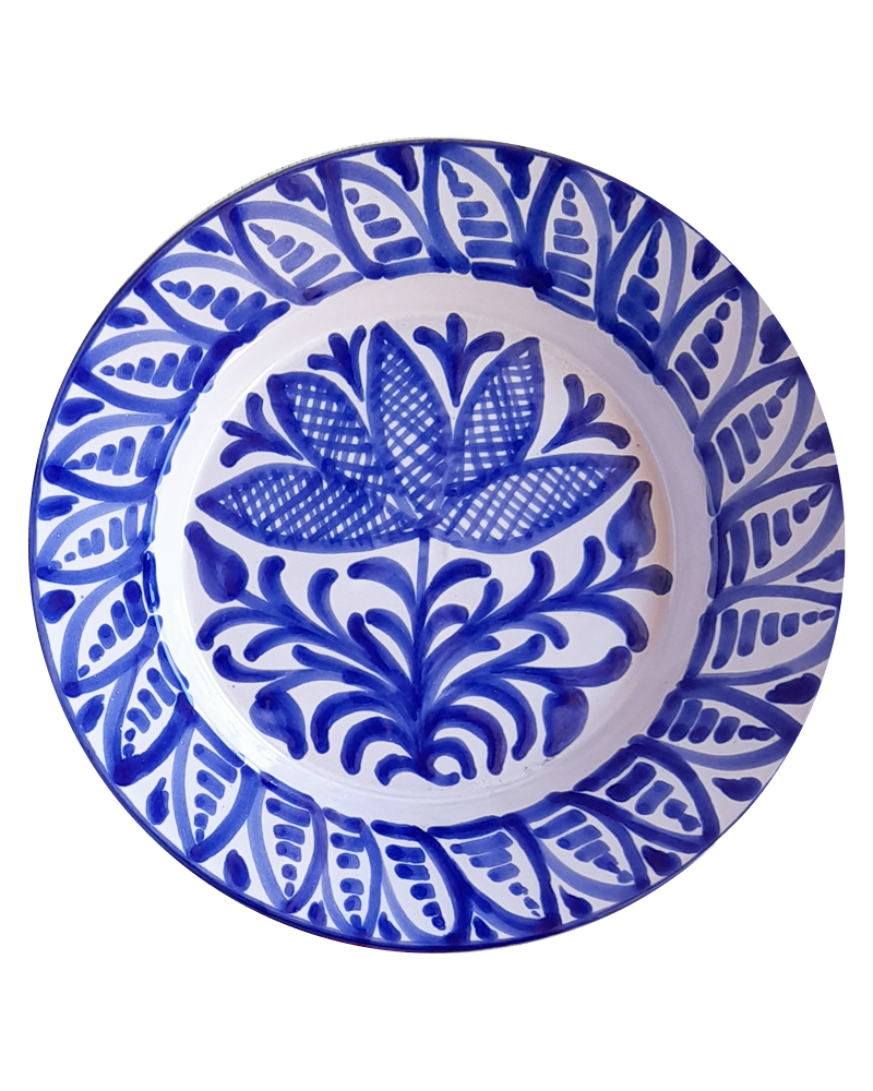 Nenúfar Fajalauza Plate in Blue