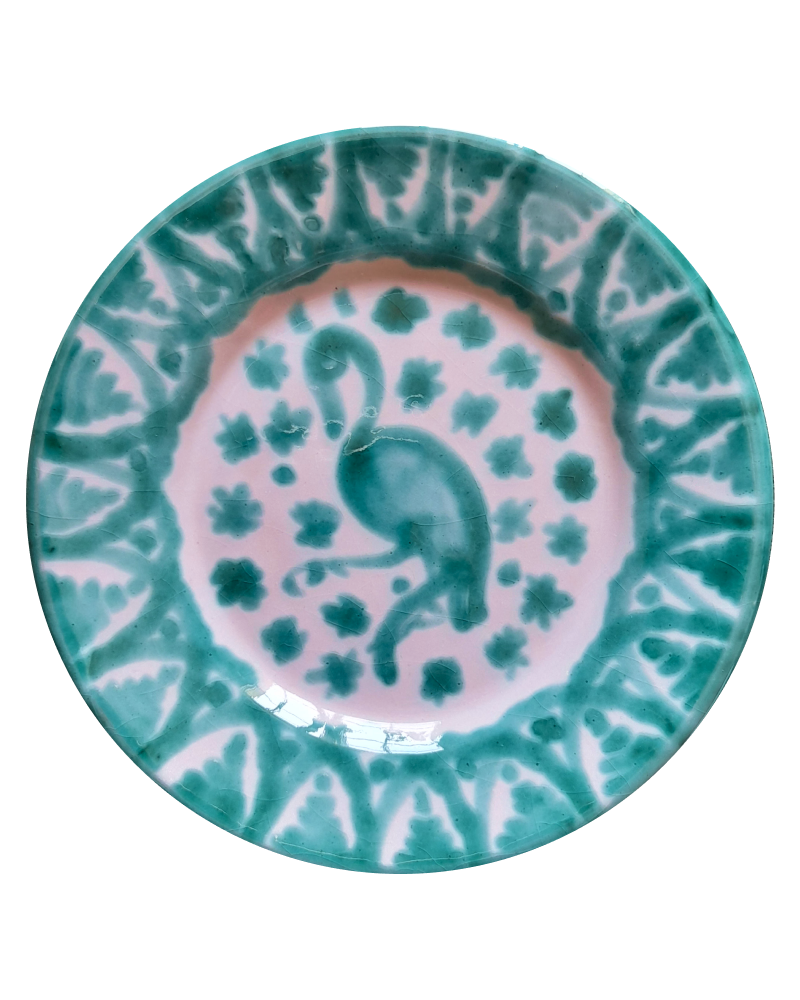 Flamenco Fajalauza Plate in Green