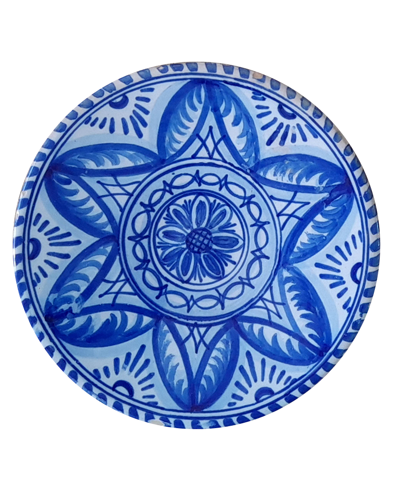 Vintage Hand Painted Talavera Plate - Set of 2 