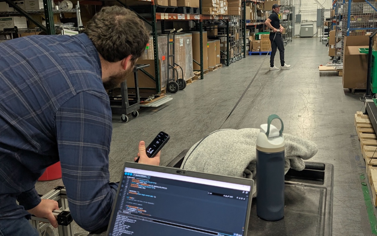 Testing firmware development services at Hatch factory in Waukegan, IL