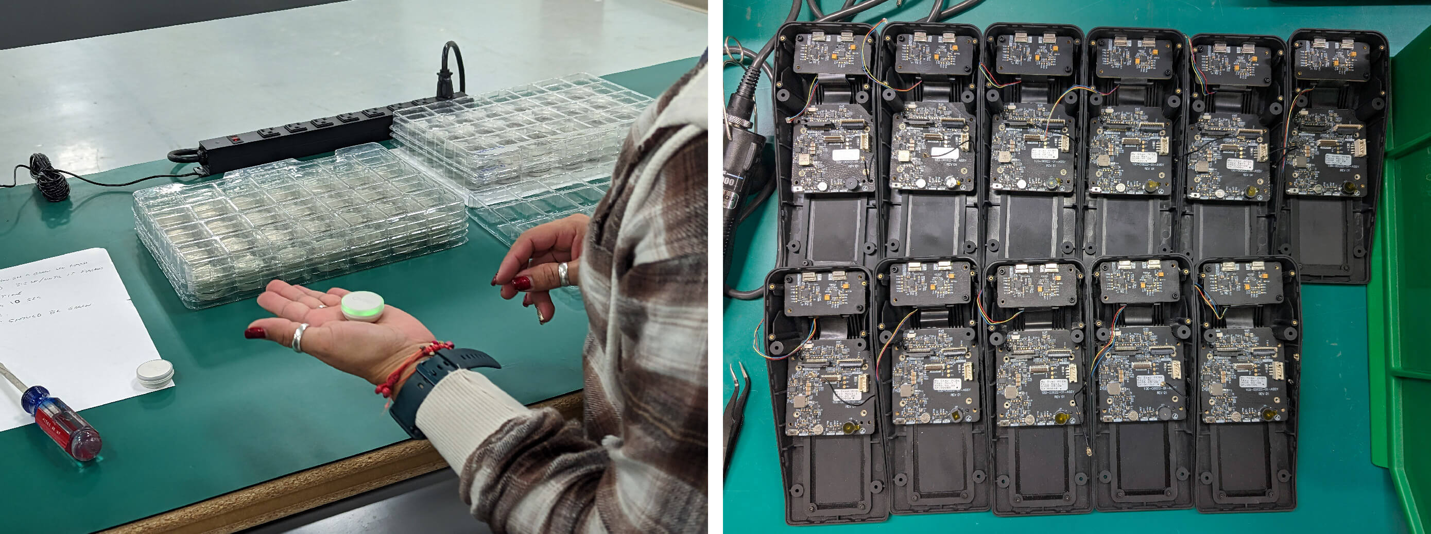 DVT engineering builds of two different devices at Hatch