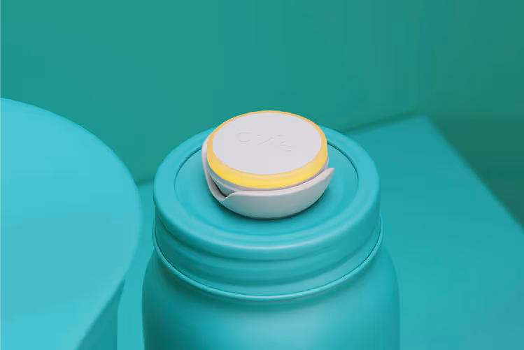 Ovie LightTag Smart Food Storage Lit Yellow