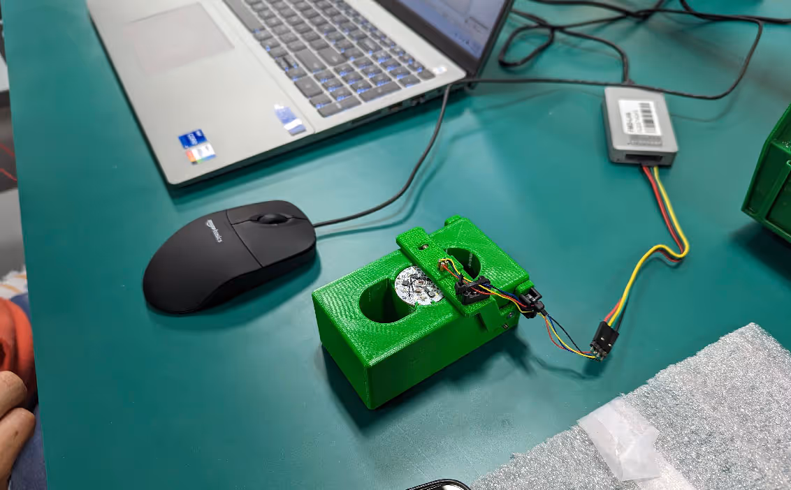 Ovie LightTag Smart Food Storage Component Testing in Factory