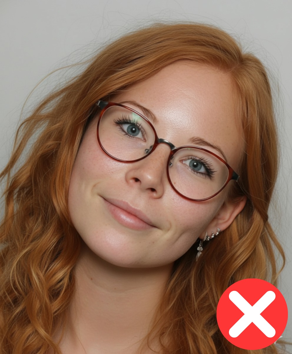 Olhos não horizontais