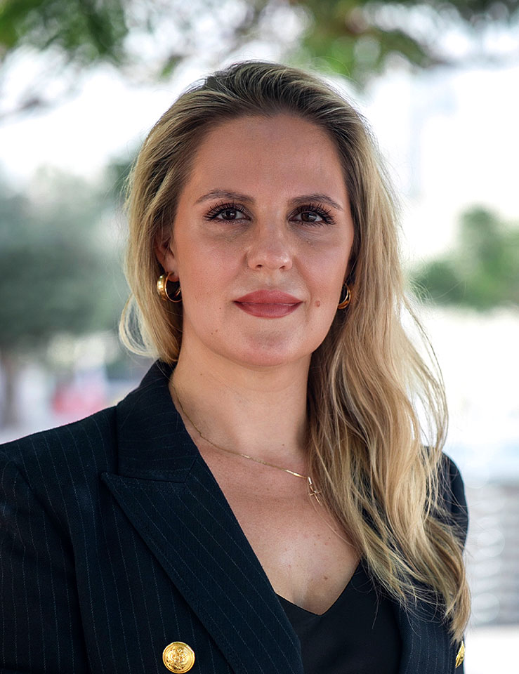 Photographic image of Nina Seredai, partner at Brandteliers and head of strategy at the agency.