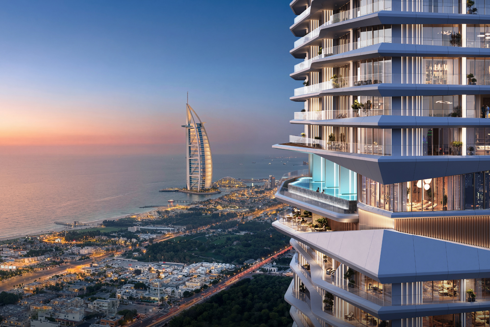 ICONIC Residences Design by Pininfarina Dubai — luxury branded residence brand development connecting MERED and Pininfarina