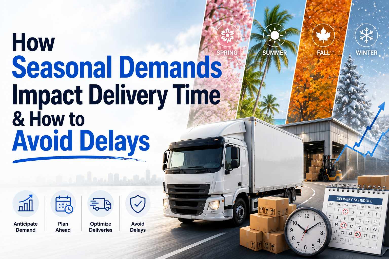 How Seasonal Demands Impact Delivery Time & How to Avoid Delays