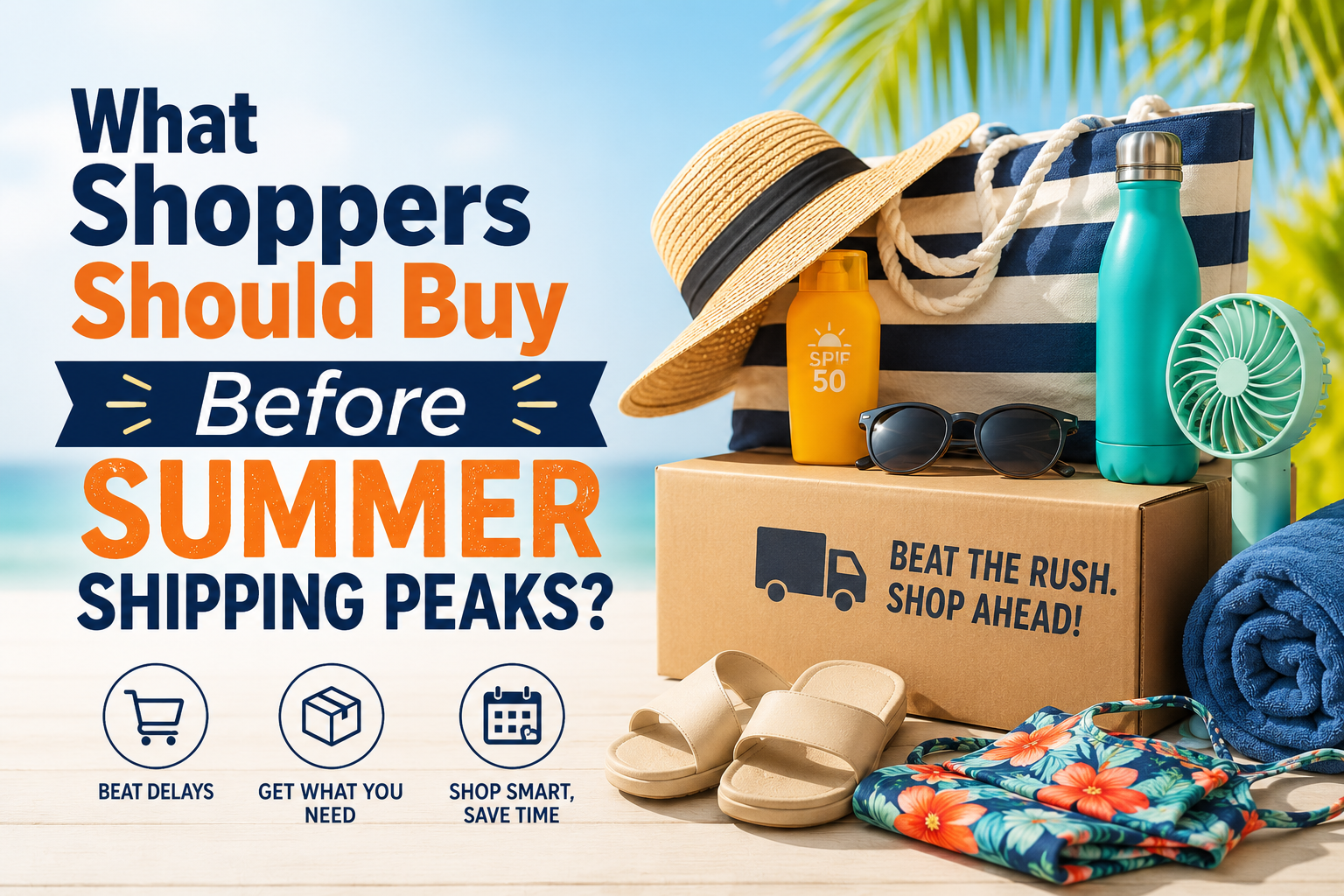 What Shoppers Should Buy Before Summer Shipping Peaks?