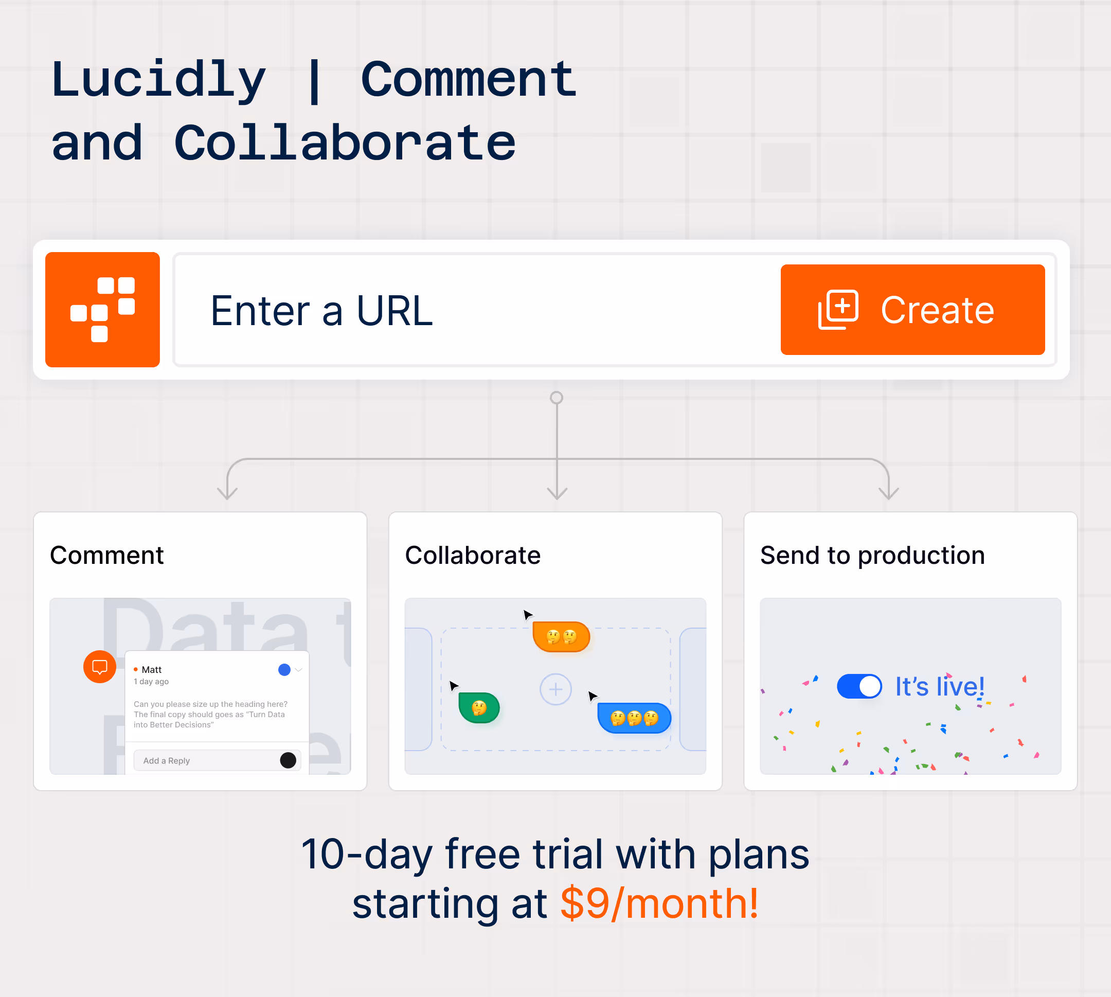 Try Lucidly, comment and collaborate