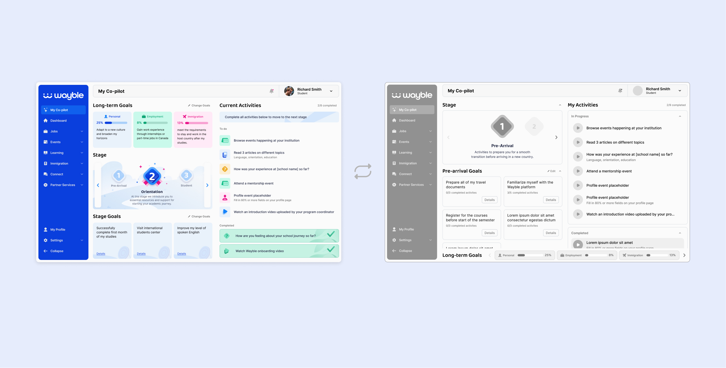 To support white-labelling, I revisited the designs at a low-fidelity level to simplify the UI and ensure the solution would work within technical constraints.