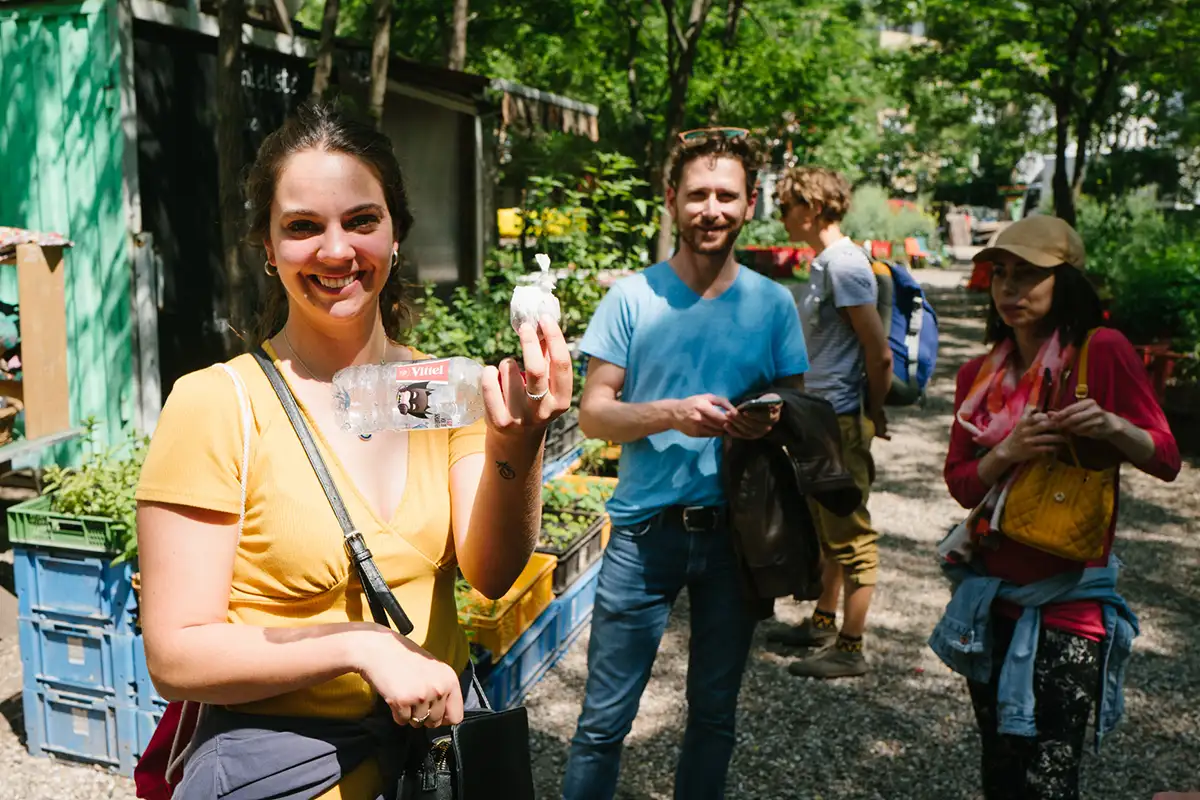 Team building moment during an Urban Challenger event in Berlin