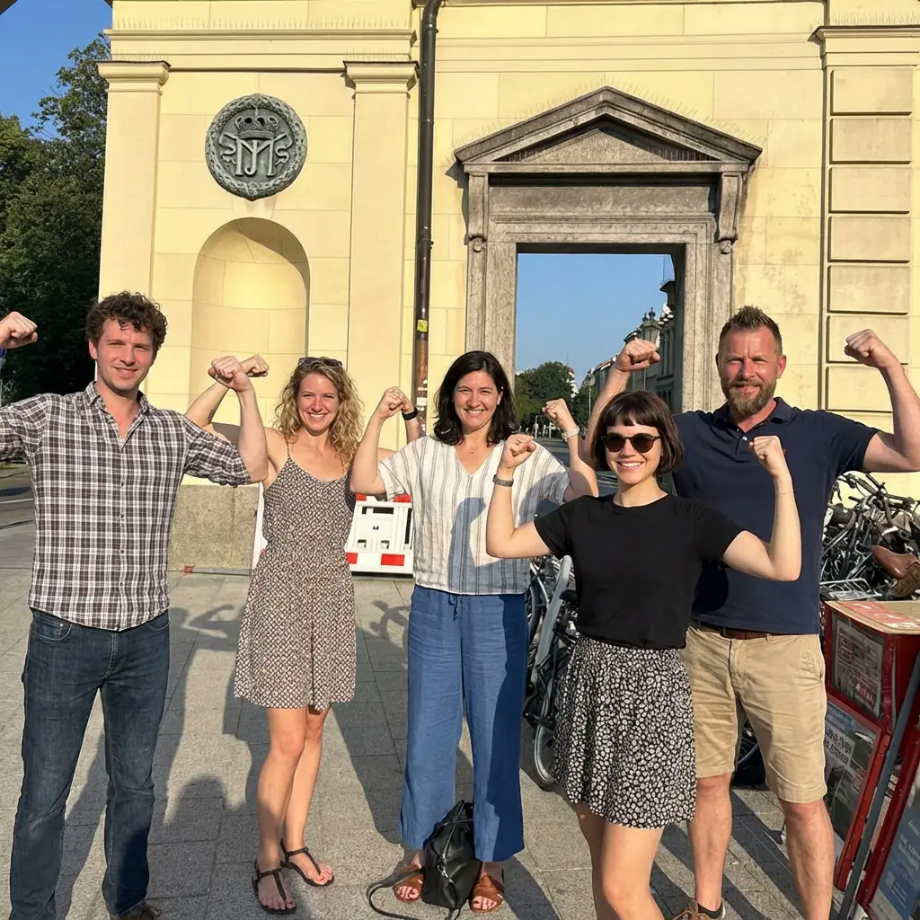 Team 4 bei der Urban Challenger Stadtrallye in München – Stadtrallye