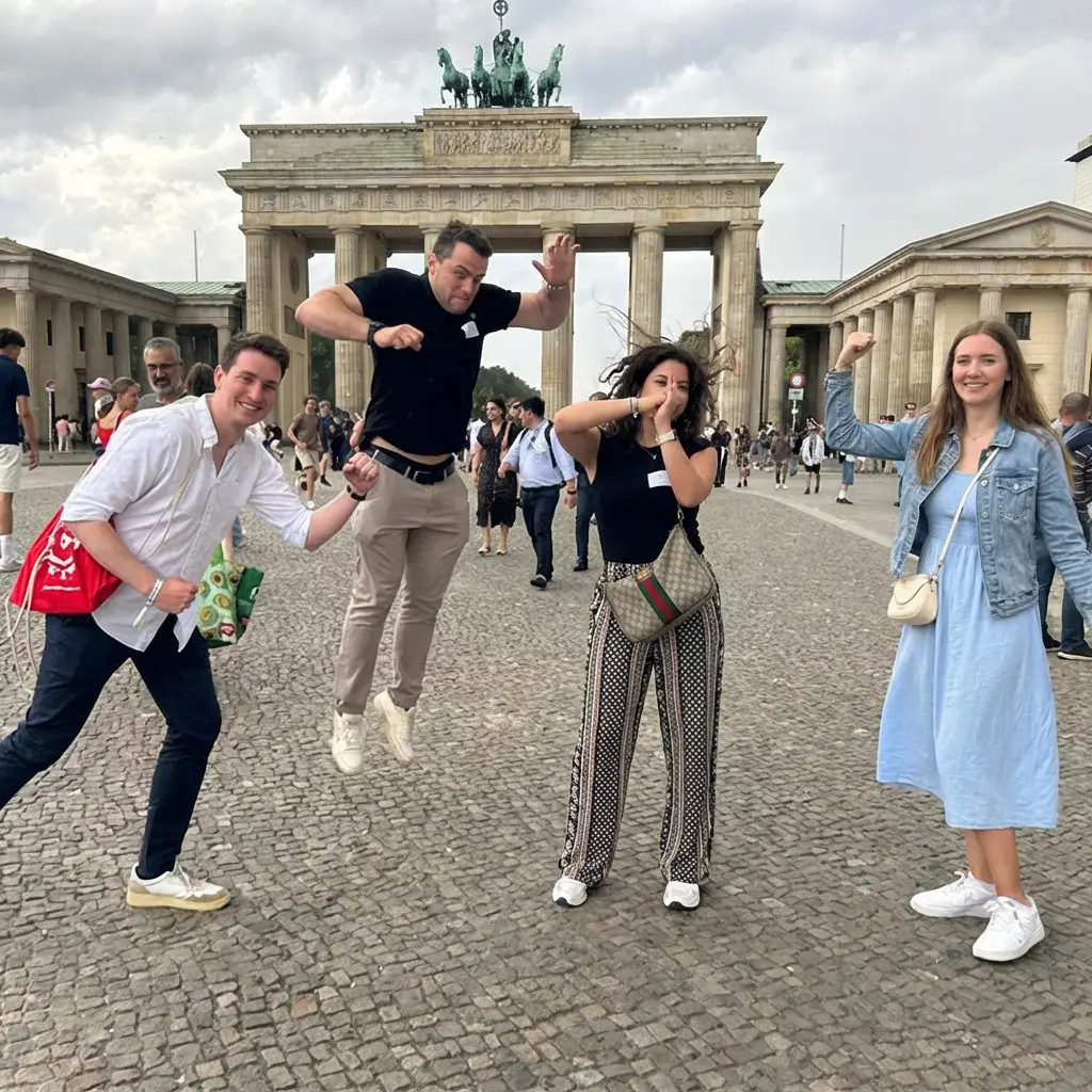 Team 4Team at the Urban Challenger City Scavenger Hunt in Berlin – Company Outing