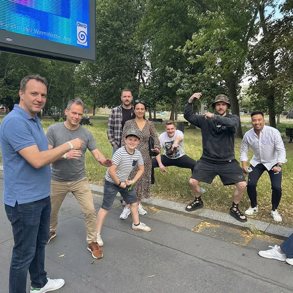 Team IT-Atzen at the Urban Challenger City Scavenger Hunt in Berlin – Team Building