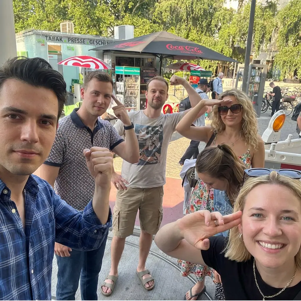 Team Moritz Farewell Warrior at the Urban Challenger City Scavenger Hunt in Frankfurt – City Scavenger Hunt