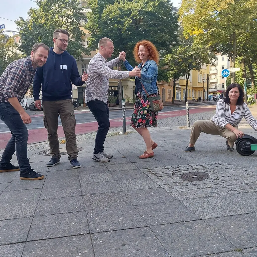 Team Lässig at the Urban Challenger City Scavenger Hunt in Stuttgart – Company Outing