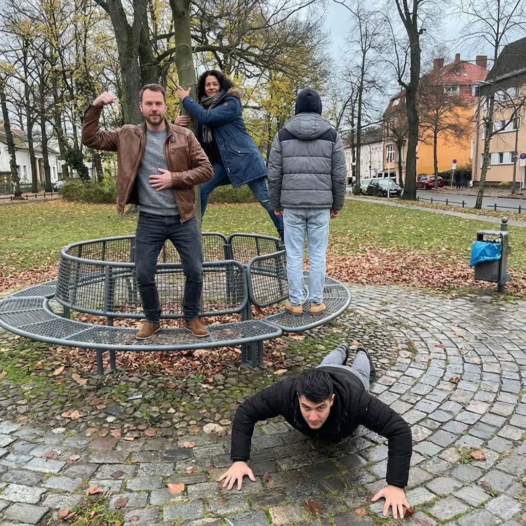 Team Team 3 at the Urban Challenger City Scavenger Hunt in Mannheim – Onboarding