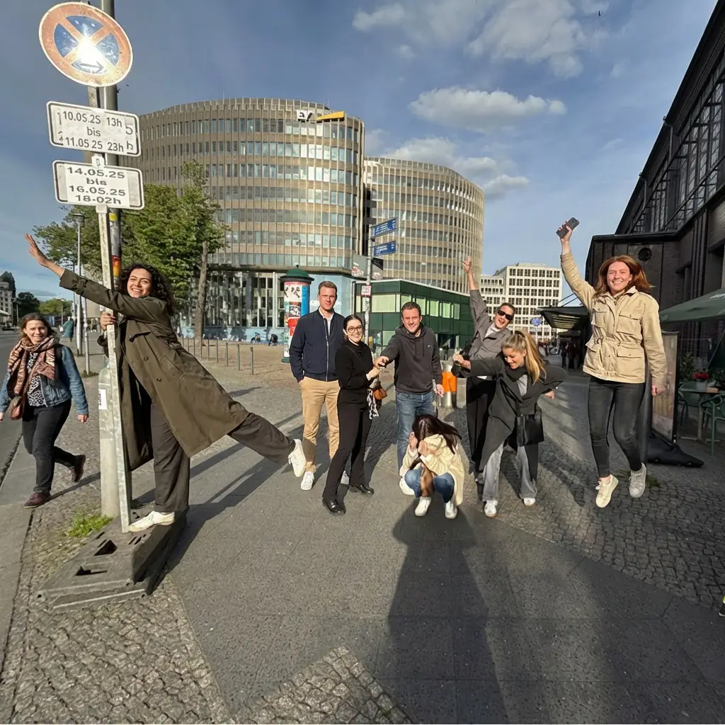 Team The Egg Heads at the Urban Challenger City Scavenger Hunt in Berlin – Company Outing