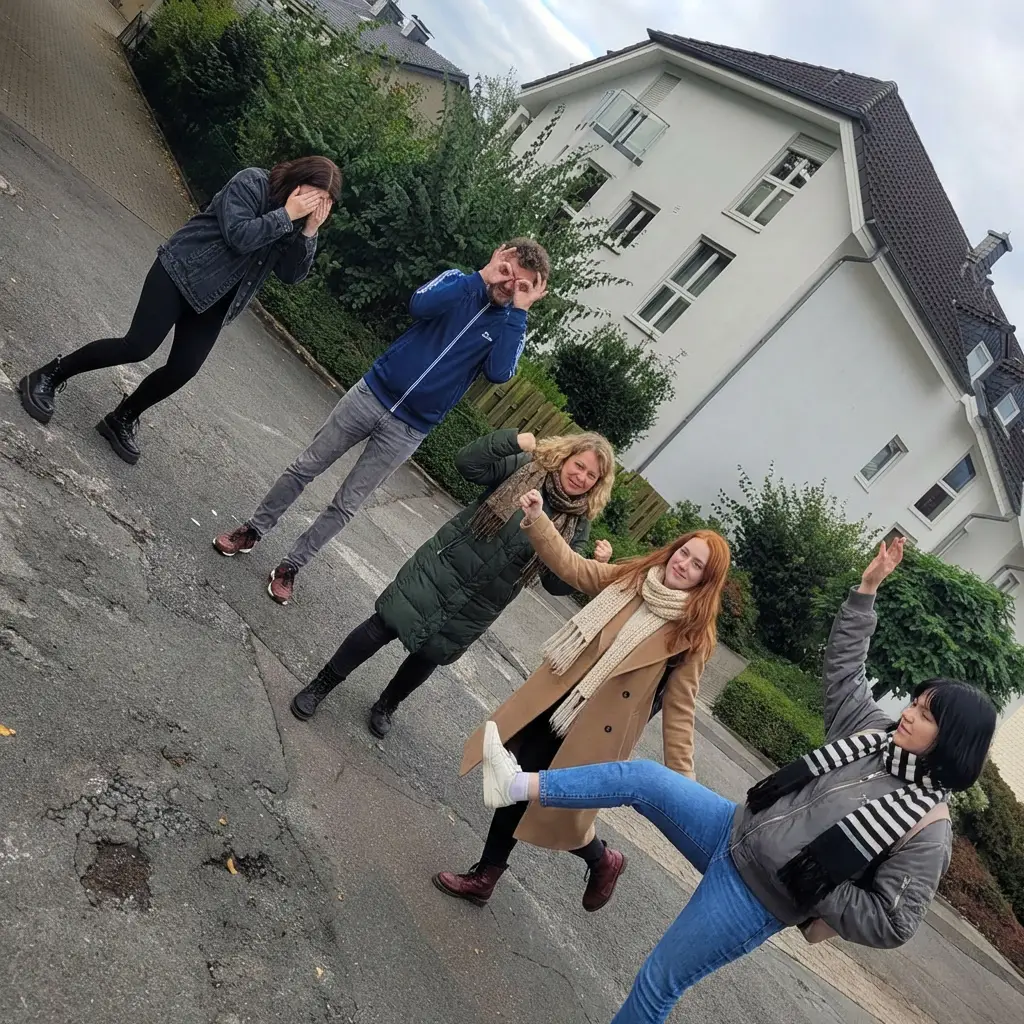Team Number One at the Urban Challenger City Scavenger Hunt in Bremen – Team Building