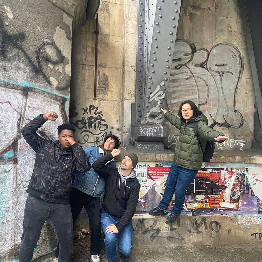 Proof photo at the Berlin Wall