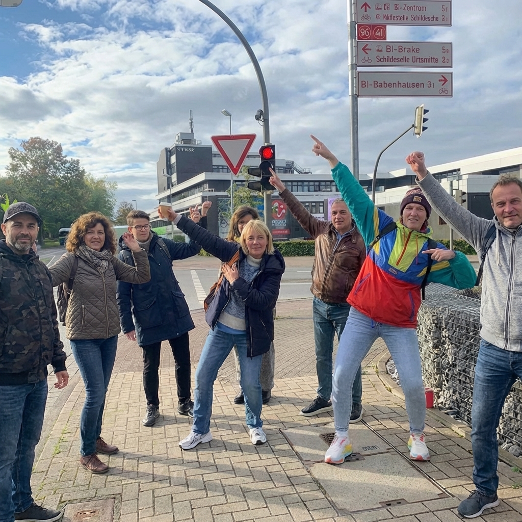 Yoga pose proof photo in Berlin
