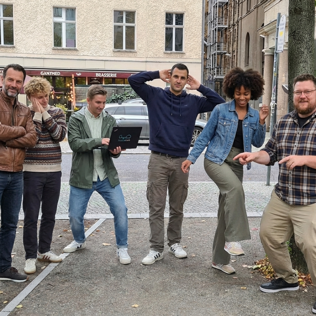 Team moment in Kreuzberg's food scene