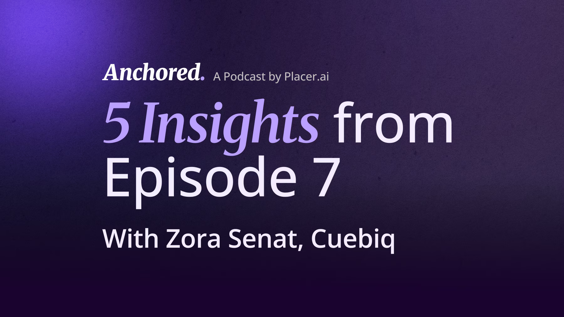 Anchored Ep 7: The Data-Driven Customer Era