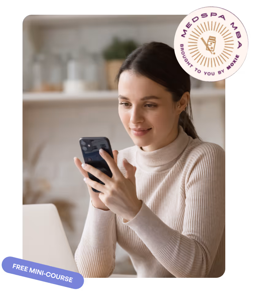 Woman using phone