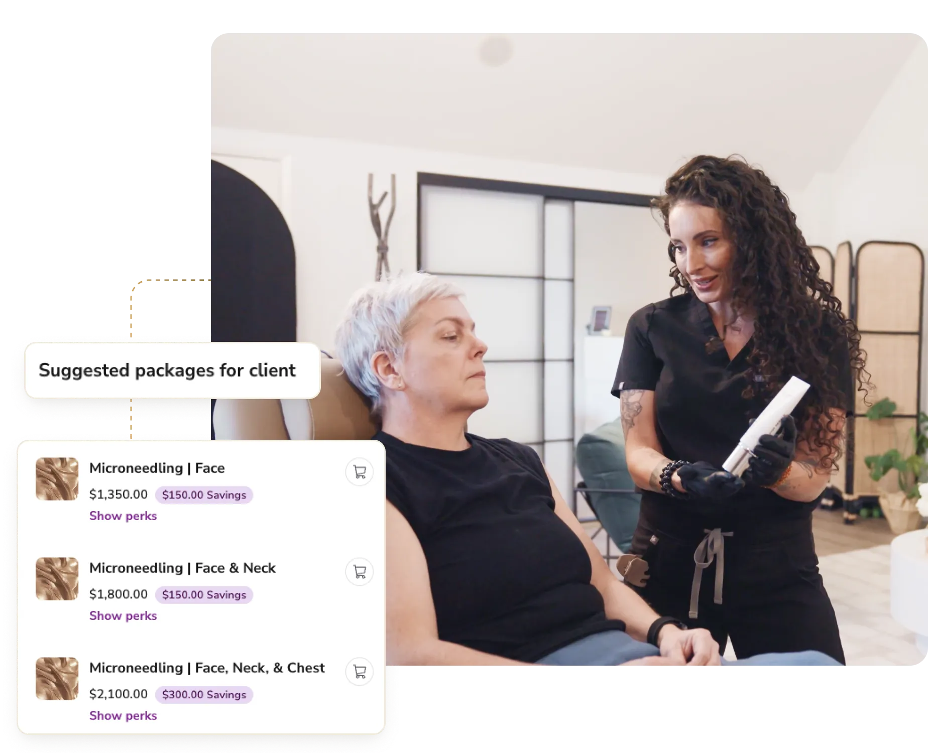 Memberships & Packages - Packages that the membership gives