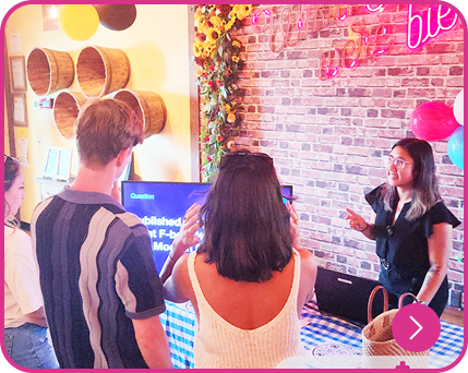 AI robot trivia game