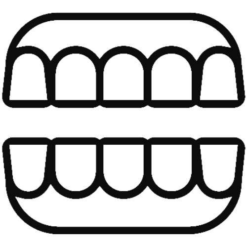 Icons of teeth grinding