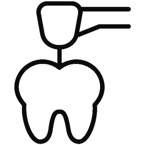 Icon of a drill into a tooth