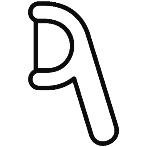 Icon of a flossette