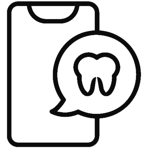 Icon of a female with tinnitus