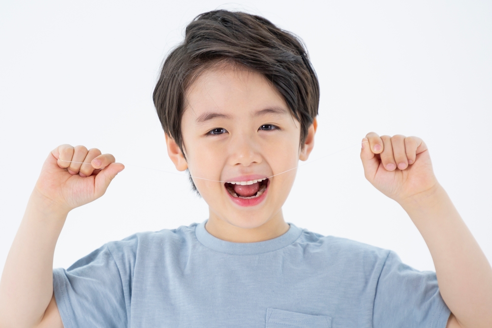 Smiling Children Concept, happy child enjoy summer time on white background