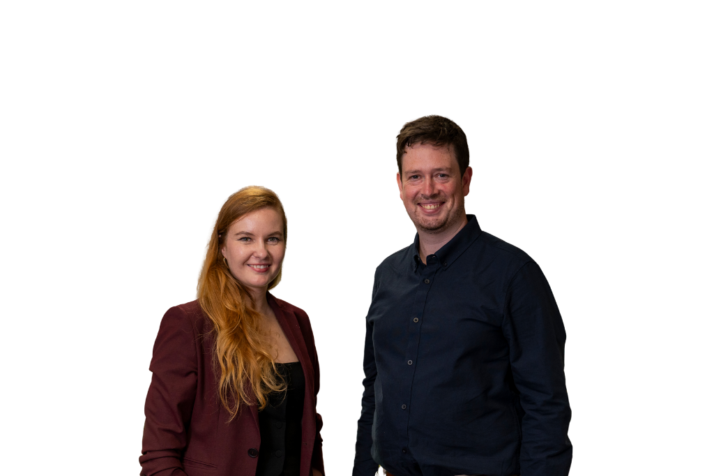 Founders Jekaterina Viktorova and Ben Wilkinson