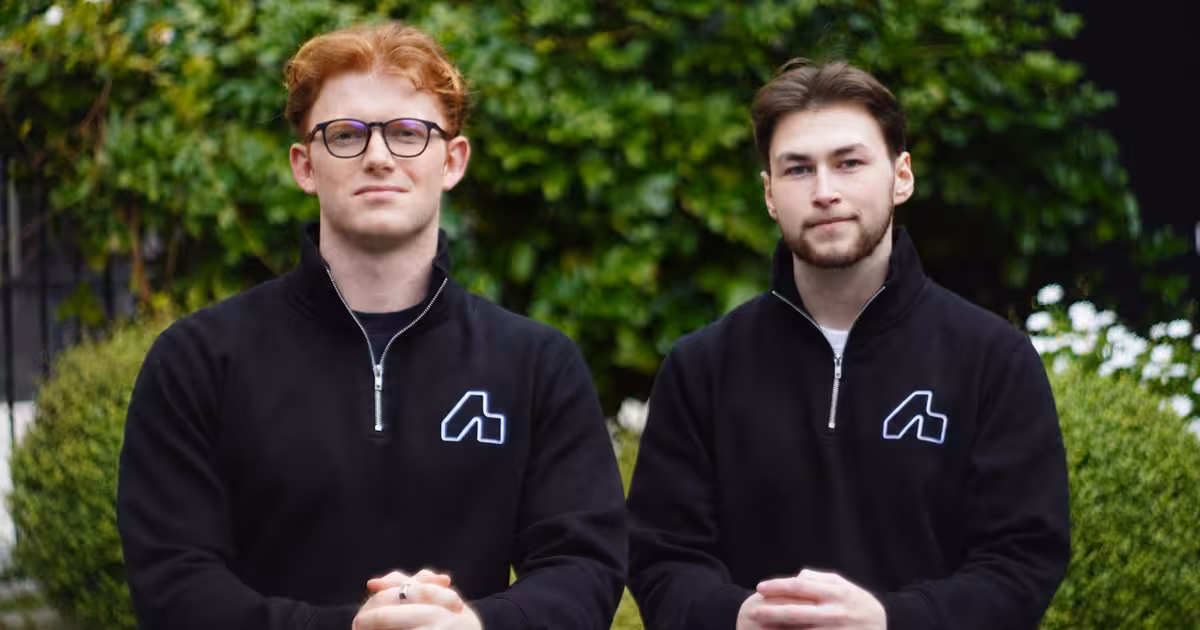 Co-founders Thomas Holdom & Caden Scott