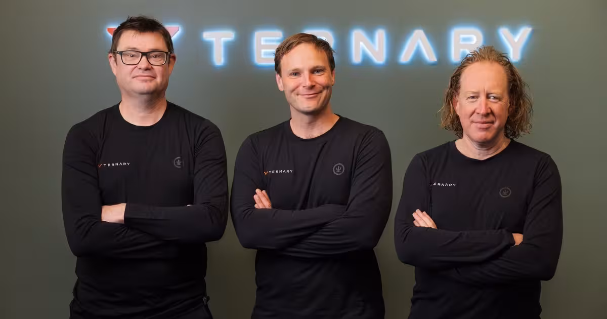 Ternary Energy Co-founders Prof. Aaron Marshall, Sean Molloy and Dr. Sean Simpson