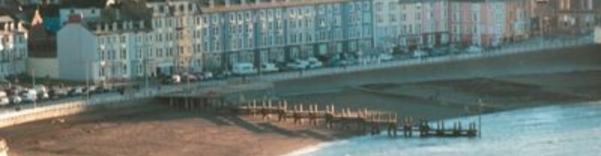 Aberystwyth promenade and beach