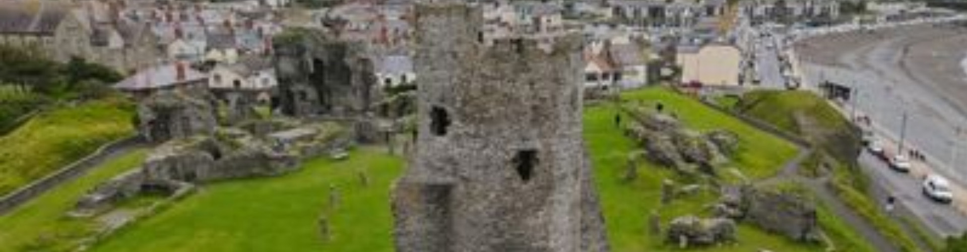 The ruins of Aberystwyth Castle
