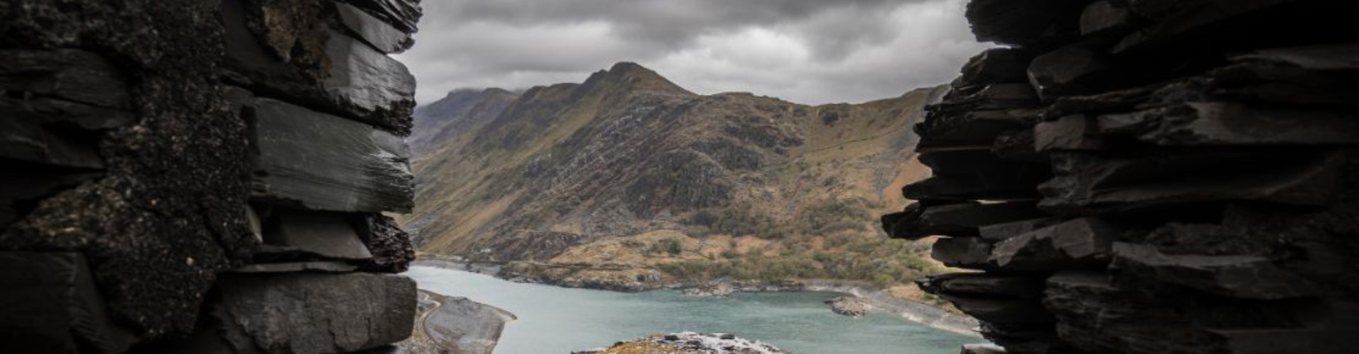 Mount Snowdon in wintery conditions