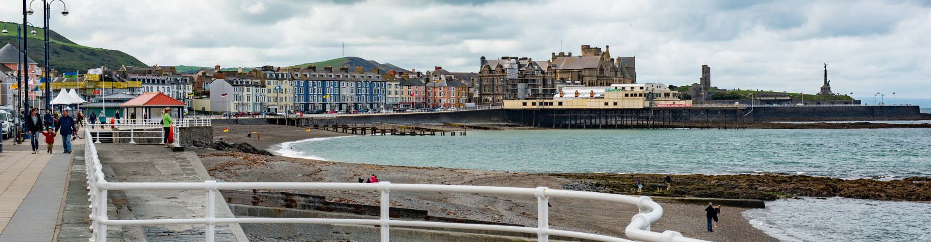 The Aberystwyth promenade
