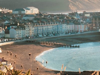 Aberystwyth promenade and beach