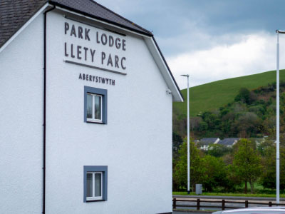 The side of Park Lodge Hotel