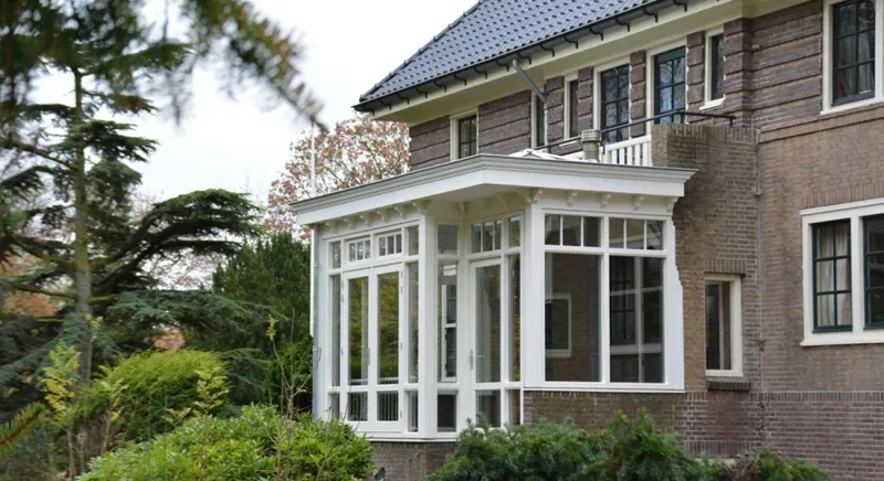Houten serre referentie 3
