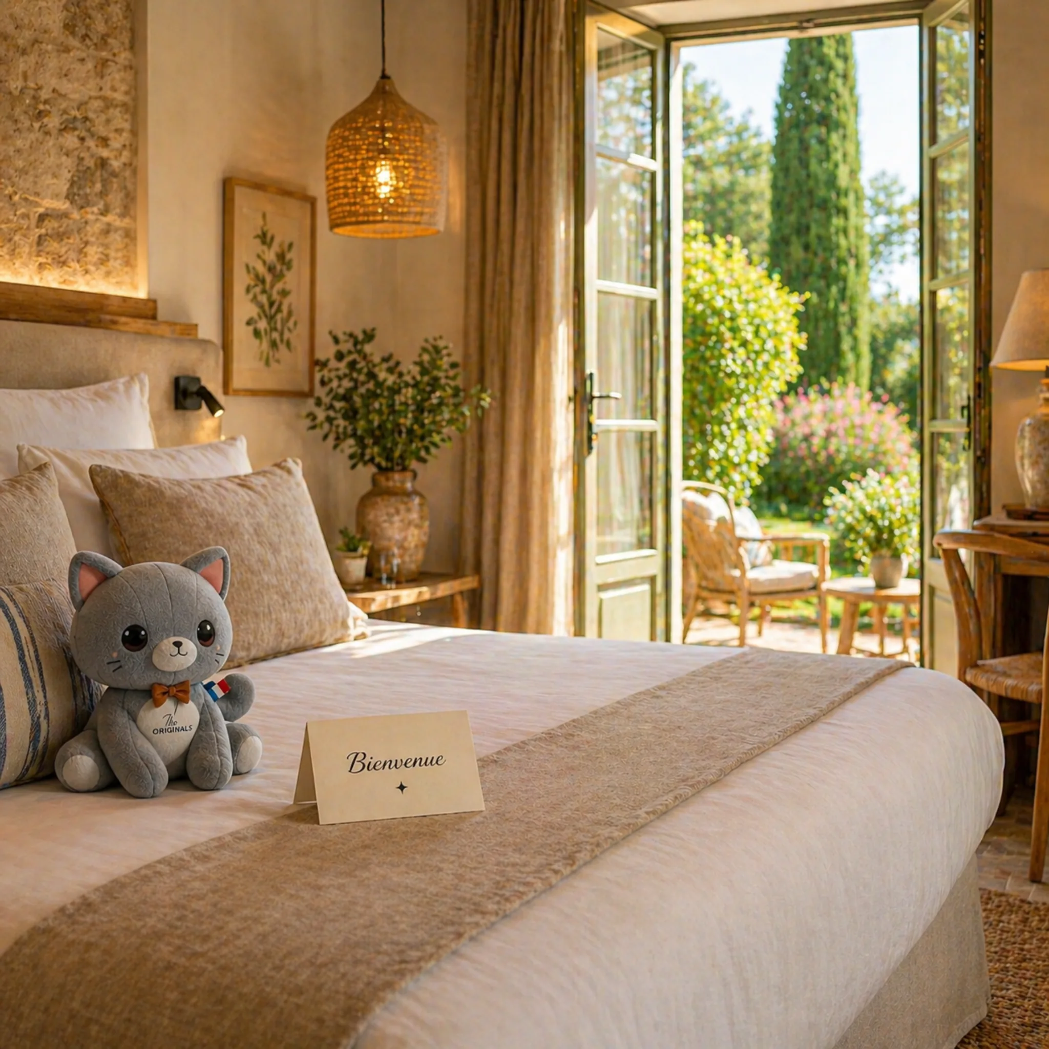 Peluche personnalisée hôtel et palace