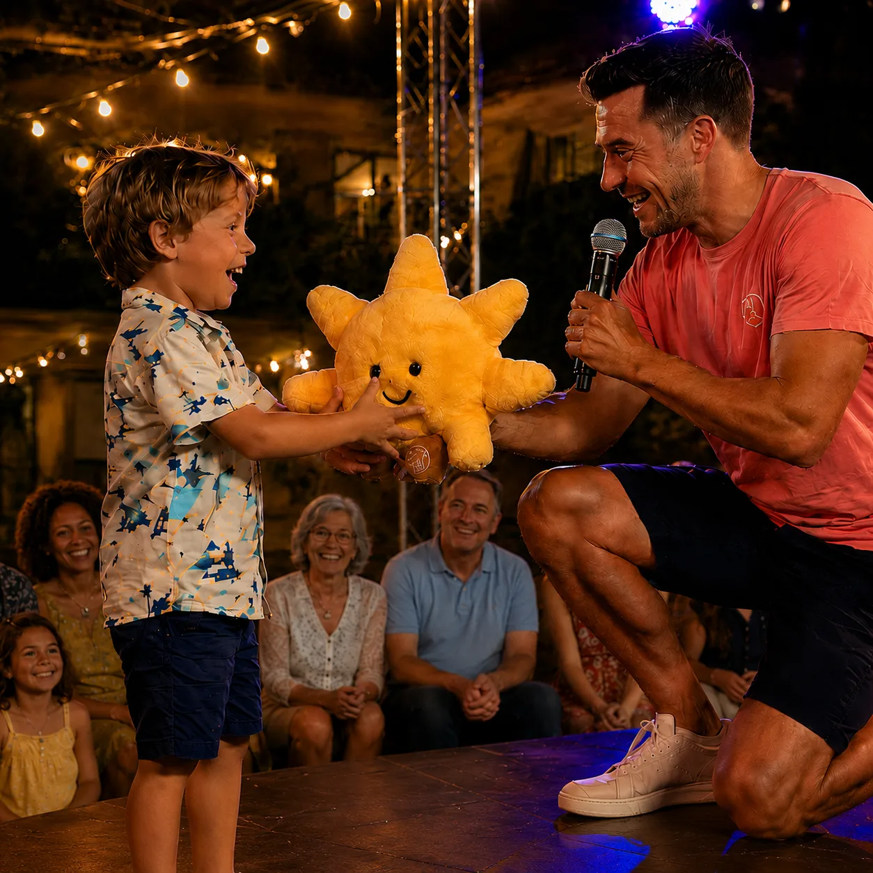 Goodies village vacances mascotte personnalisée club enfants